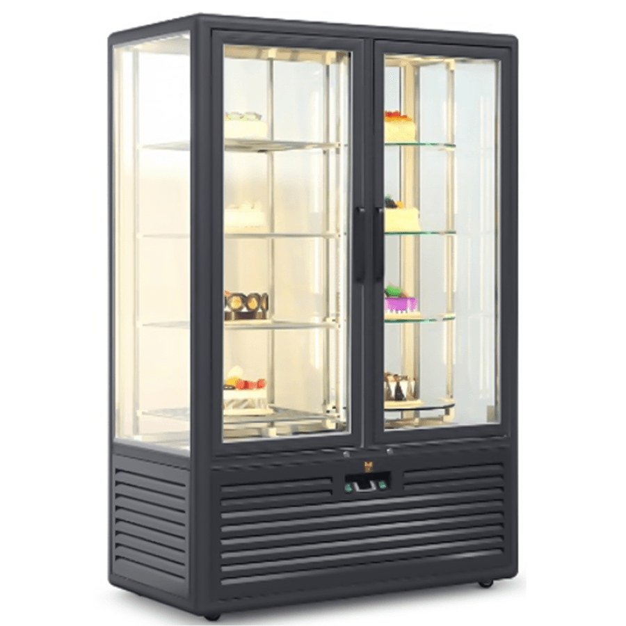 2 Doors Upright Cold Showcase FG828L2 A1 BLACK