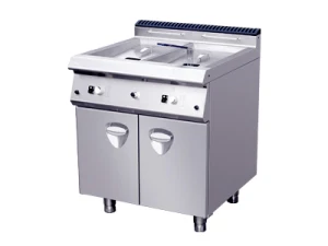 Electric Style Two Fryer Include Two Basket with Cabinet E DZ 900