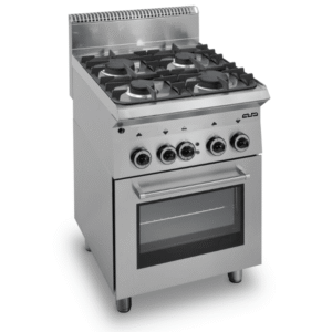GAS RANGE 4 BURNERS ON GAS OVEN