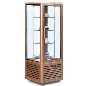 Single Upright Cold Showcase FG418L1 AL BRONZE