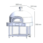 The Venarro DYK 03 Foldable Rotating Electric Pizza Oven O 300 mm 6 Pizzas1