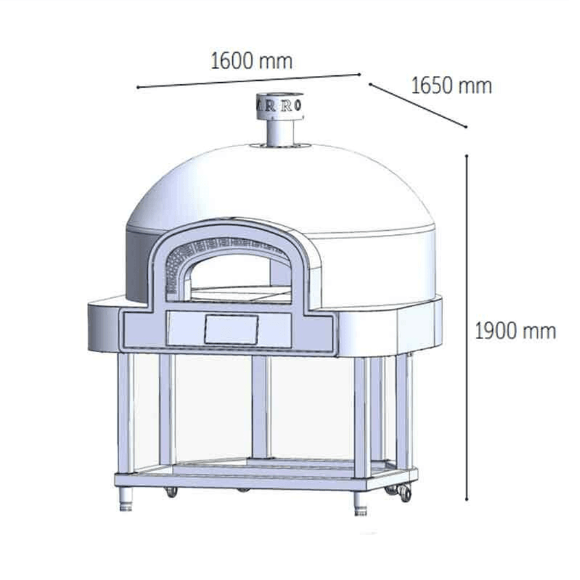 The Venarro DYK 03 Foldable Rotating Electric Pizza Oven O 300 mm 6 Pizzas1