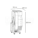 The Venarro DYK 03 Foldable Rotating Electric Pizza Oven O 300 mm 6 Pizzas2