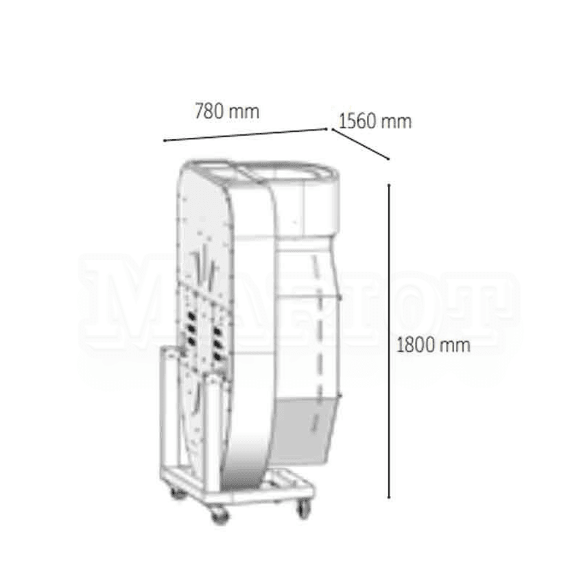 The Venarro DYK 03 Foldable Rotating Electric Pizza Oven O 300 mm 6 Pizzas2