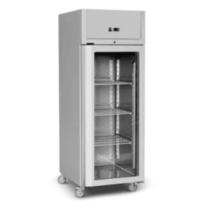 Upright chiller single glass door