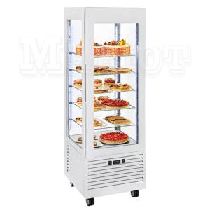 Ventilated positive display cabinet Glass shelves RD 600