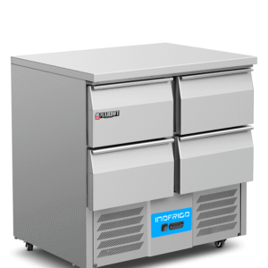 WORK TOP SALADETTE PREP W 4DRAWER CHILLER S901 S S TOP 4G