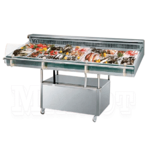 fish display chiller 8 shelves