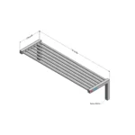 mariot kitchen equipment tubular shelve full size