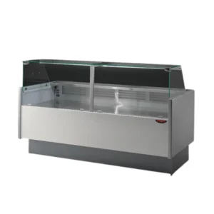 Refrigerated Counter with straight glass