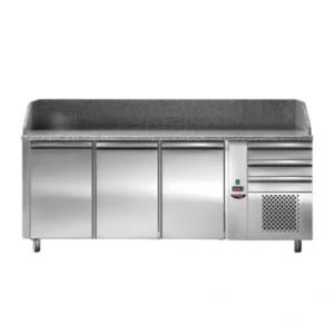Refrigerated table/ Pizza Counter 3 Doors