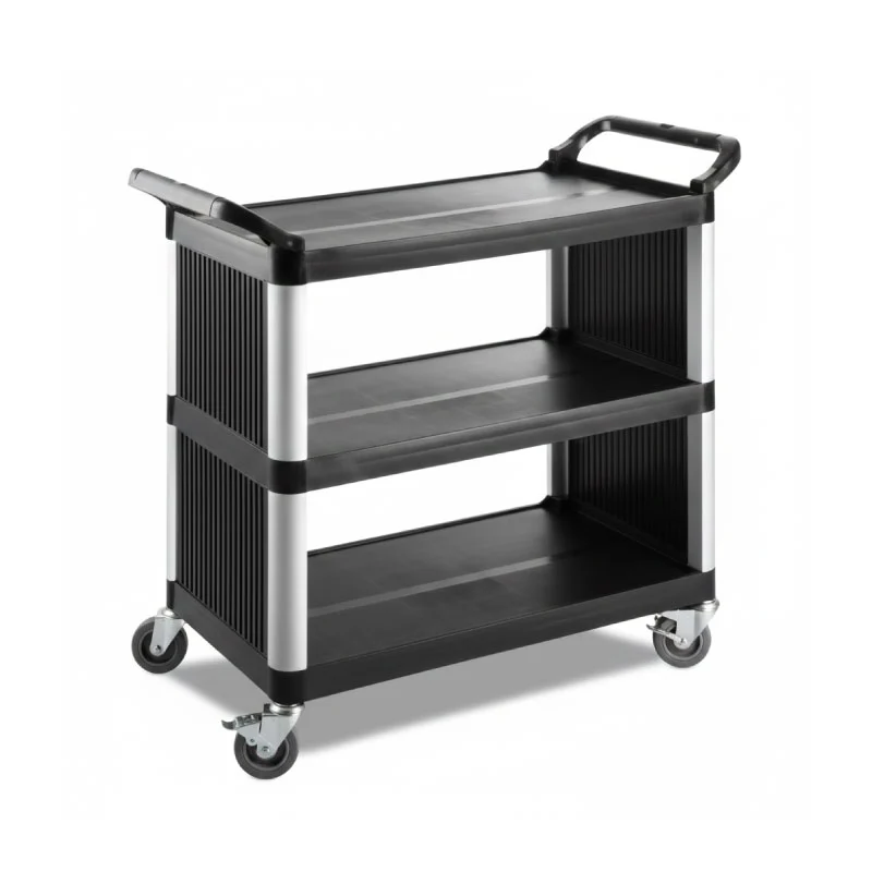 emp.psv.03.k Plastic Service Trolley 3 Tiers